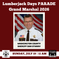 Greater Stillwater Chamber of Commerce Foundation   Announces Grand Marshal of 2026 Lumberjack Days 