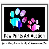 Homeward Pet Paw Prints Art Auction