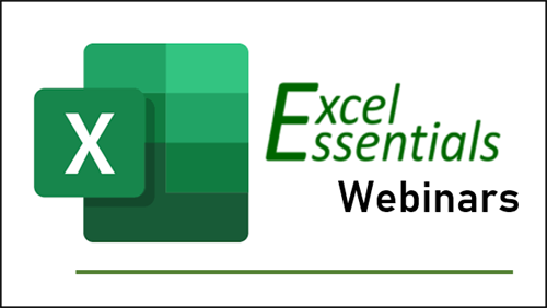 Excel Essentials Webinars (truenorthskills.com/events)