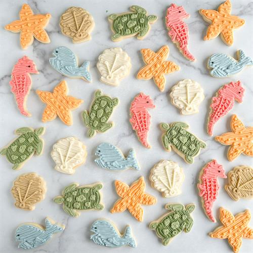 Under the Sea Themed Custom Sugar Cookies