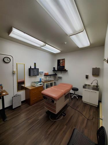 Our piercing room with state of the art sterilization and procedure equipment.