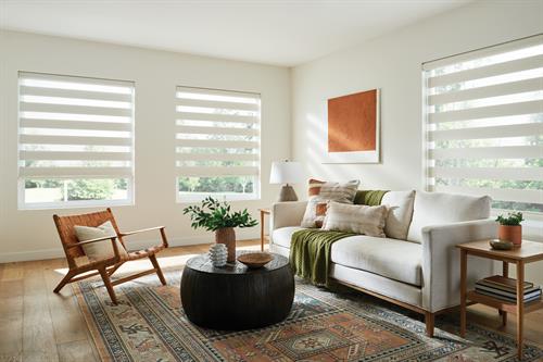 Cassette Shades provide a modern look to any room.