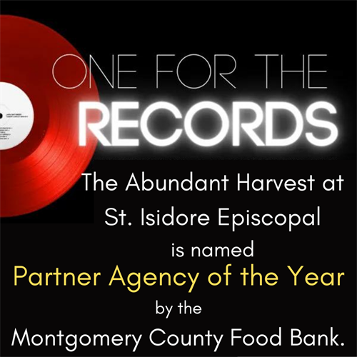 Montgomery County Food Bank Partner of the Year 