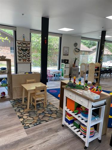 Teachers have access to extensive sensory based items to help children adjust and feel safe in their learning environment. 