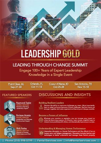 Fantail Services Leadership Summit Poster