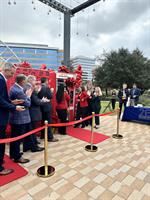 The Light The World Giving Machines Return to The Woodlands this Christmas Season!