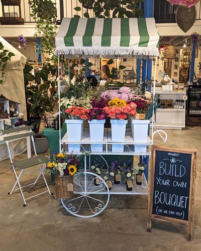 Rent the flower cart for your next event!