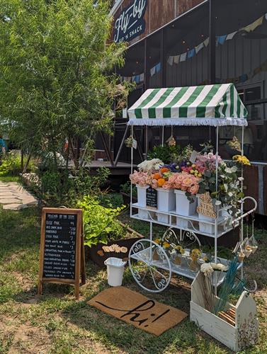 Rent the flower cart for your next event!