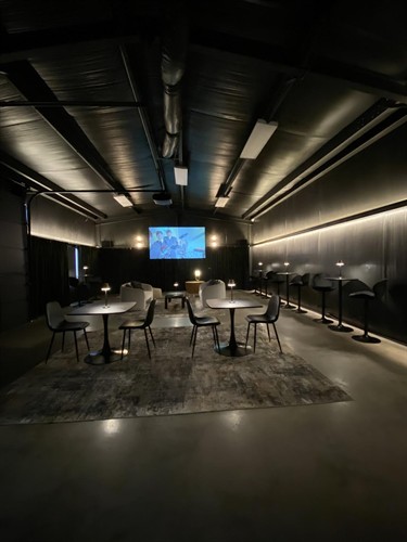 Flex Space with Projector & screen plus surround sound