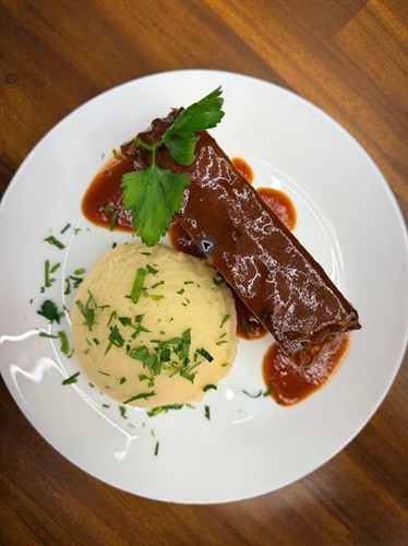 Loaded Meatloaf. Grass fed and grass finished beef with cauliflower potato mash. EAT THIS Fast & Fresh, The Woodlands.