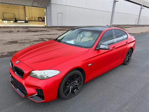 BMW Wrapped in Satin Carmine Red