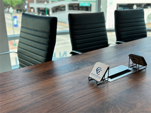 Conference room at Griffin & Cain Attorneys at Law office in Conroe, Texas