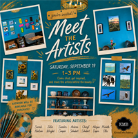 Meet the Artists at Knead Me Bakery