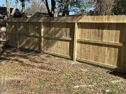 Fence completed for Investor in Houston