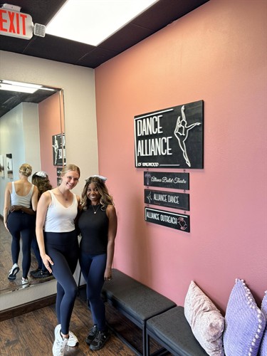 Amber, former co-owner of Dance Alliance, and I after discussing ways local businesses and community organizations can work together to better serve residents. Dance Alliance is a proud Category Partner of The Livable Forest and a valued part of our community network.