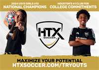 HTX Soccer Tryouts 2025 - Houston's #1 Youth Soccer Club.