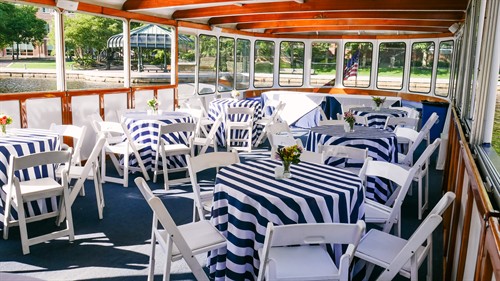 Private Event Set Up onboard Riverboat