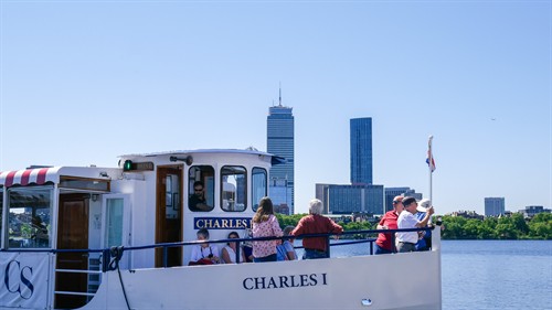 Guests onboard the Charles I