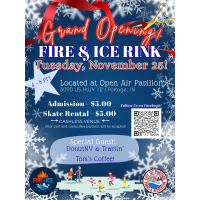 Ribbon Cutting: Fire and Ice Skating Rink