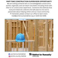Construction Supervisor (Part-Time)