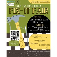 Valparaiso, IN – Recycling and Waste Reduction District Hosts Fix-It Fair with Library