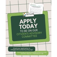 Recycling + Waste Reduction District taking Application for Citizen’s Advisory Committee