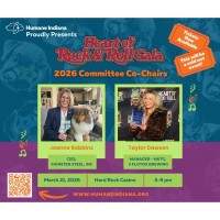 Humane Indiana Announces 2026 Heart of Rock & Rock Gala Co-Chairs