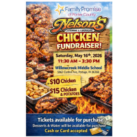 Nelson's Chicken Sales Set for Saturday, May 16th, 2026