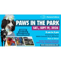 Paws in the Park, taking place Saturday, September 19, at Community Park in Munster