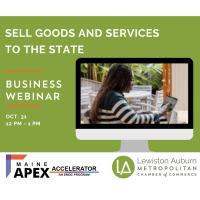 Selling Goods and Services to the State of Maine presented by Maine APEX Accelerator