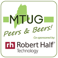 Tech Community "Peers & Beers" - Waterville! - cosponsored by Robert Half Technology