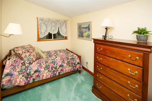 Spare room with twin bed