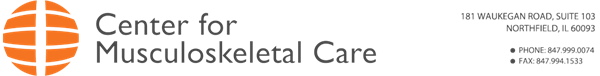 Center for Musculoskeletal Care Center for Musculoskeletal Care