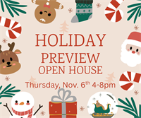 Randoons Holiday Preview Open House Event