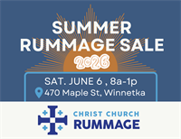 Christ Church Annual Summer Rummage Sale