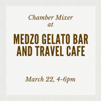 Chamber Mixer at Medzo Gelato Bar and Travel Cafe