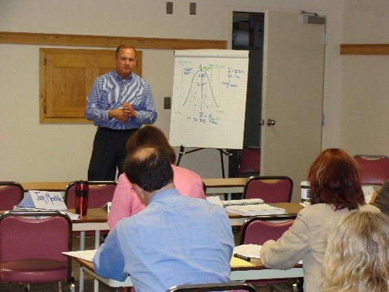 Steve teaching Lean Six Sigma to leaders at Harrison Medical in Bremerton, WA