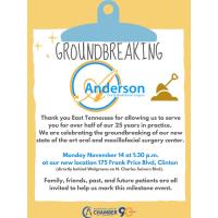 Groundbreaking Ceremony - Anderson Oral & Maxillofacial Surgery PC