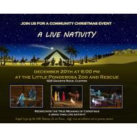 3rd Annual Live Nativity presented by Little Ponderosa Zoo & Rescue