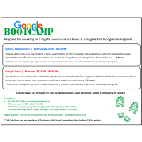Google Bootcamp - Google Applications