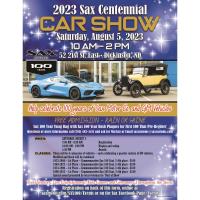 2023 Sax Centennial Car Show