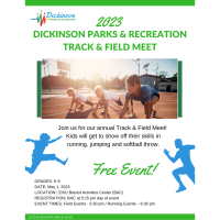2023 Dickinson Parks & Recreation Track & Field Meet