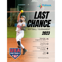 Last Chance Softball Tournament 2023