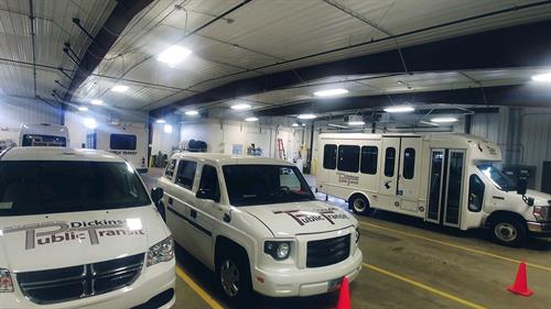 Our fleet has a variety of vehicles