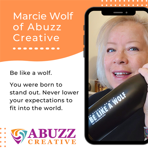Marcie Wolf, Owner of Abuzz Creative