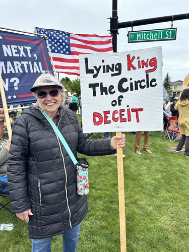 No Kings protest, June 14, 2025, Petoskey