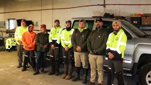 Landscape photo of the Tree Timber Services Team ready to serve Emmet County.