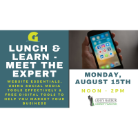 "Lunch & Learn"  Website Essentials, Using Social Media Tools Effectively & Free Digital Tools to Help You Market Your Business