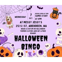 Halloween BINGO Benefitting PAWS of Grays Harbor