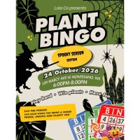 Spooky Season Edition Plant Bingo at Lola Co.